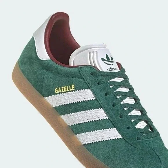 adidas gazelle silver green womens Adidas Skateboarding Gazelle ADV Shoe - Green/Black main image 1